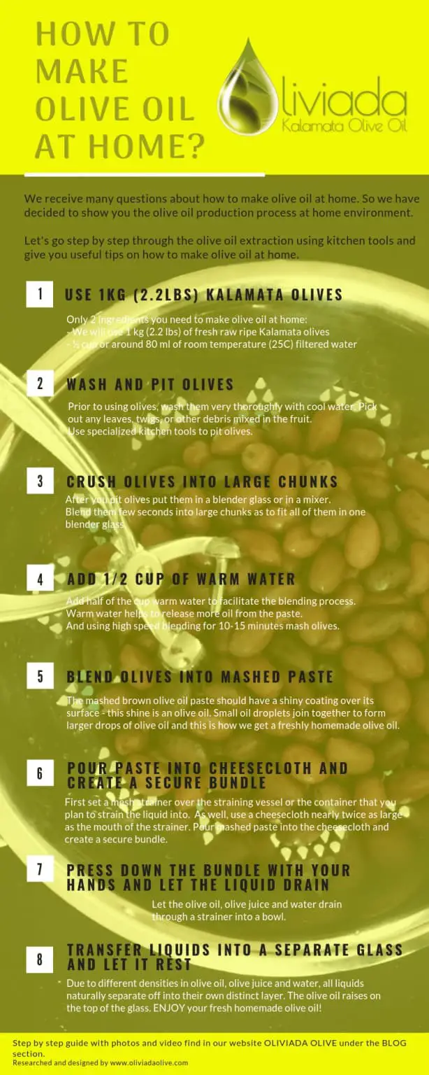 How To Make Olive Oil At Home: DIY Guide By Oliviada